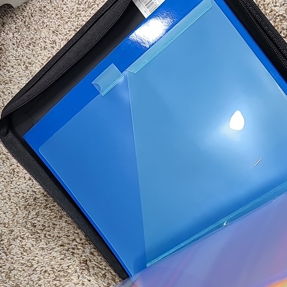 Plan Ahead Purple and Black Aviator Binder - Picture 6 of 7